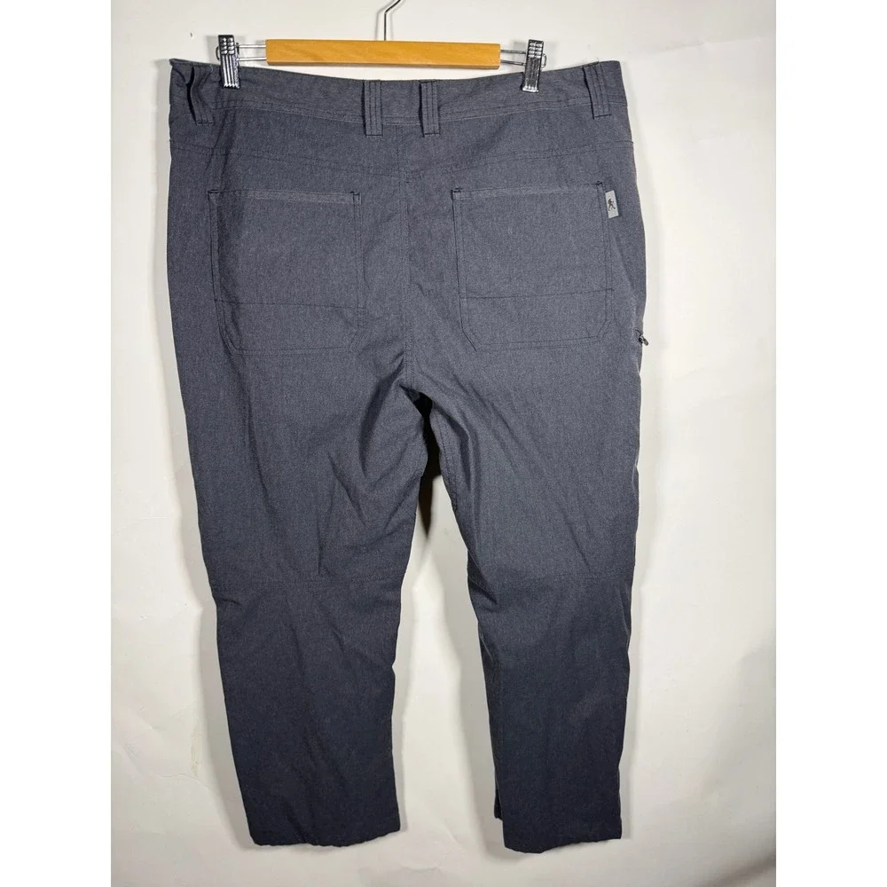Royal Robbins Mens 38x30 Standard Fit Performance Hiking Pants Charcoal Grey